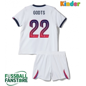 Paris Saint-Germain Mika Godts #22 Replik Auswärtstrikot Kinder 2026-27 Kurzarm (+ Kurze Hosen)